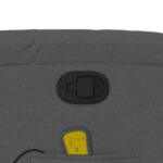 vidaXL Zdvíhacie a sklápacie masážne kreslo tmavosivé látka – Obrázok 11