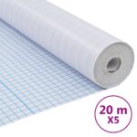 vidaXL Okenná fólia matná dizajn s pruhmi PVC – Obrázok 9