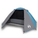 vidaXL Kempingový stan pre 2 osoby modrý 224x248x118 cm 185T taffeta – Obrázok 2