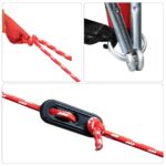 vidaXL Kempingový stan pre 2 osoby zelený 320x140x120 cm 185T taffeta – Obrázok 10