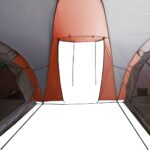 vidaXL Kempingový stan, 6 osôb, sivo oranžový, vodoodolný – Obrázok 10