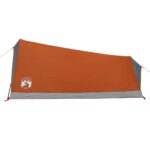 vidaXL Kempingový stan 2os. sivo-oranžový 200x120x88/62cm 185T taffeta – Obrázok 7