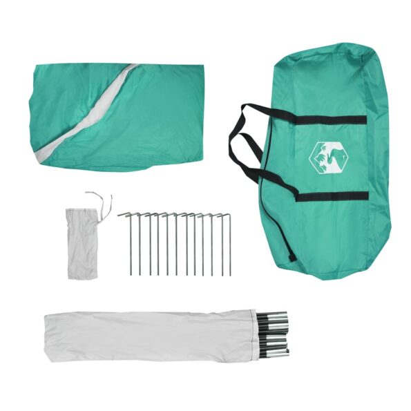 vidaXL Párty stan zelený 360x360x215 cm 185T taft – Obrázok 8