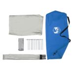 vidaXL Plážový stan azúrovo modrý 268x223x125 cm 185T taft – Obrázok 12