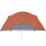 vidaXL Kempingový stan, 8 osôb, sivo oranžový, vodoodolný – Obrázok 10