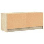 vidaXL TV skrinka so sklenenými dvierkami dub sonoma 102x37x42 cm – Obrázok 8