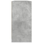 vidaXL Knižnica s dvierkami betónovosivá 204x37x75 cm kompozitné drevo – Obrázok 7