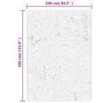 vidaXL Koberec HUARTE s krátkym vlakom umývateľný pieskový 240x340 cm – Obrázok 10