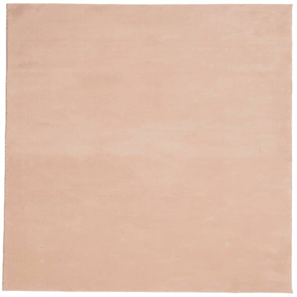 vidaXL Koberec HUARTE s krátkym vlasom umývateľný rumencový 160x160 cm – Obrázok 2