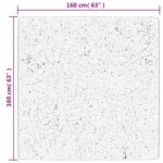 vidaXL Koberec HUARTE s krátkym vlasom umývateľný rumencový 160x160 cm – Obrázok 10