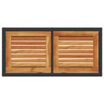 vidaXL 3-dielna bistro súprava s vankúšmi čierna polyratanová – Obrázok 9