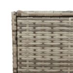 vidaXL Záhradný úložný box sivý 283 l polyratan – Obrázok 9