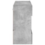 vidaXL TV nástenná skrinka s LED svetlami betónovo sivá 78,5x30x60,5cm – Obrázok 9