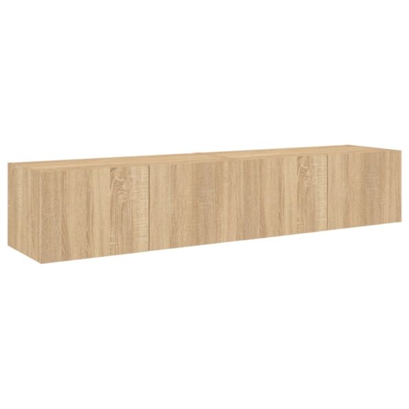 VXL8721012258709_g_en_hd_5.jpg vidaXL TV nástenné skrinky s LED svetlami 2 ks dub sonoma 80x35x31 cm – Obrázok 7
