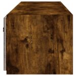 vidaXL TV nástenné skrinky s LED svetlami 2 ks dymový dub 80x35x31 cm – Obrázok 10