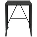 vidaXL 3-dielna bistro súprava s vankúšmi čierna polyratanová – Obrázok 11