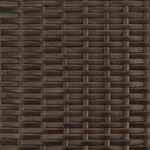 vidaXL Záhradná pohovka, 2-miestna s taburetkami, hnedá, polyratan – Obrázok 8