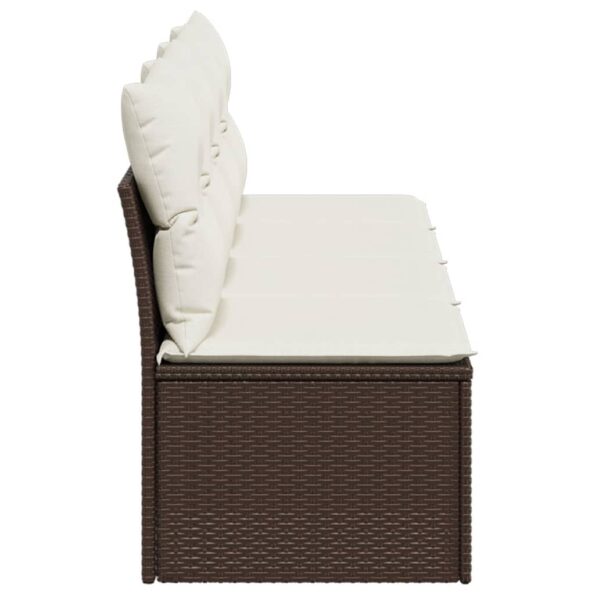 VXL8721012335882_g_en_hd_3.jpg vidaXL Záhradná pohovka s vankúšmi 4-miestna hnedá polyratan – Obrázok 5