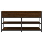 vidaXL Lavička na topánky hnedý dub 100x42,5x50 cm kompozitné drevo – Obrázok 7