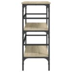 vidaXL Konzolový stolík dub sonoma 100x32x75 cm kompozitné drevo – Obrázok 6