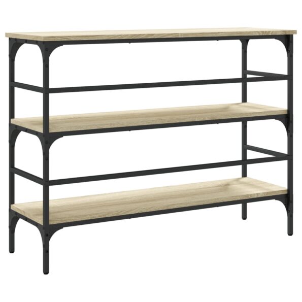 vidaXL Konzolový stolík dub sonoma 100x32x75 cm kompozitné drevo – Obrázok 7
