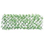 vidaXL Rozťahovacia mriežka s umelým brečtanom 5 ks zelená 180x65 cm – Obrázok 4