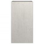 vidaXL Kvetináč strieborný 42x38x75 cm nehrdzavejúca oceľ – Obrázok 5