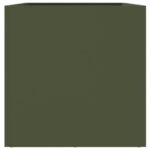 vidaXL Kvetináč olivovozelený 62x30x29 cm oceľ valcovaná za studena – Obrázok 6