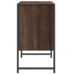 vidaXL Skrinka na umývadlo hnedý dub 60x33x60 cm kompozitné drevo – Obrázok 7
