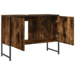 vidaXL Kúpeľňová umývadlová skrinka dymový dub 80x33x60 cm komp. drevo – Obrázok 6