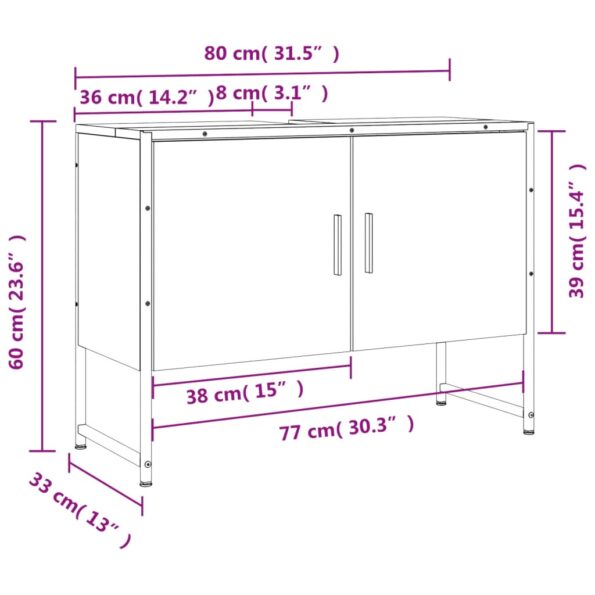 VXL8721012377592_g_en_hd_9.jpg vidaXL Kúpeľňová umývadlová skrinka dymový dub 80x33x60 cm komp. drevo – Obrázok 11