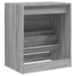 vidaXL Botník sivý dub sonoma 60x42x69 cm kompozitné drevo – Obrázok 7