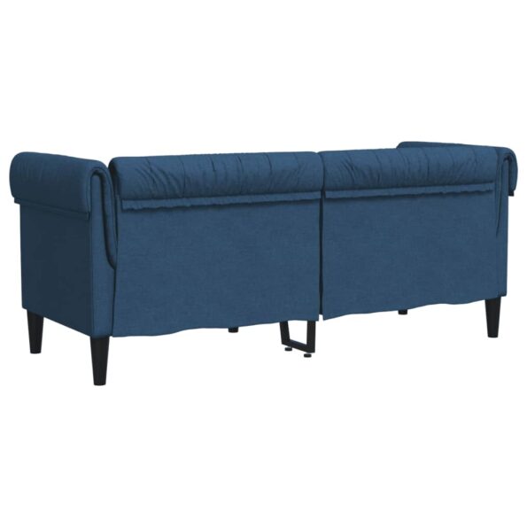 VXL8721012399396_g_en_hd_4.jpg vidaXL Pohovka Chesterfield 2-miestna modrá látka – Obrázok 6