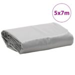 vidaXL Celta sivá 5x7 m 650 g/m² – Obrázok 8