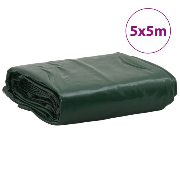 vidaXL Celta zelená 5x5 m 650 g/m² – Obrázok 8