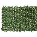vidaXL Balkónová zástena s tmavozelenými listami 200x100 cm – Obrázok 3