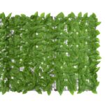 vidaXL Balkónová zástena so zelenými listami 200x100 cm – Obrázok 3