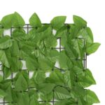 vidaXL Balkónová zástena so zelenými listami 200x100 cm – Obrázok 4