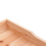 vidaXL Stôl na rastliny s policou hnedý 78x38x82,5 cm jedľový masív – Obrázok 7