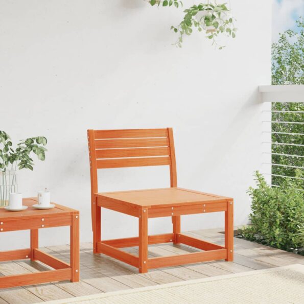 vidaXL Záhradná pohovka, voskovo hnedá, borovicový masív – Obrázok 3