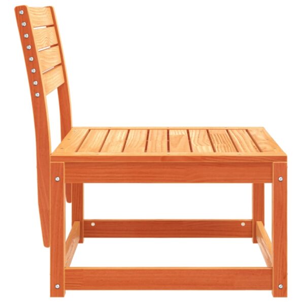 vidaXL Záhradná pohovka, voskovo hnedá, borovicový masív – Obrázok 5