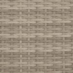 vidaXL Lehátko s vankúšmi bledošedé polyratan – Obrázok 8