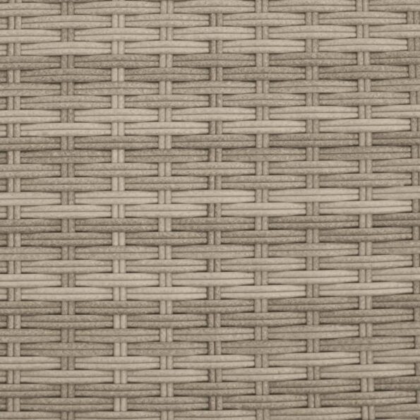 vidaXL Lehátko so strieškou a vankúšmi svetlosivé polyratan – Obrázok 10