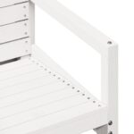 vidaXL 3-dielna záhradná sedacia súprava biela borovicový masív – Obrázok 7