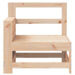 vidaXL Záhradná pohovka s opierkou ruky 69x62x70,5 cm borovica – Obrázok 4