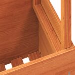 vidaXL Záhradný stolík voskovohnedý 100x50x75 cm masívna borovica – Obrázok 9