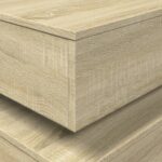 vidaXL Konferenčný stolík s LED osvetlením dub sonoma 90x50x40 cm – Obrázok 10