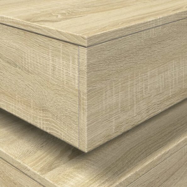 vidaXL Konferenčný stolík s LED osvetlením dub sonoma 90x50x40 cm – Obrázok 10