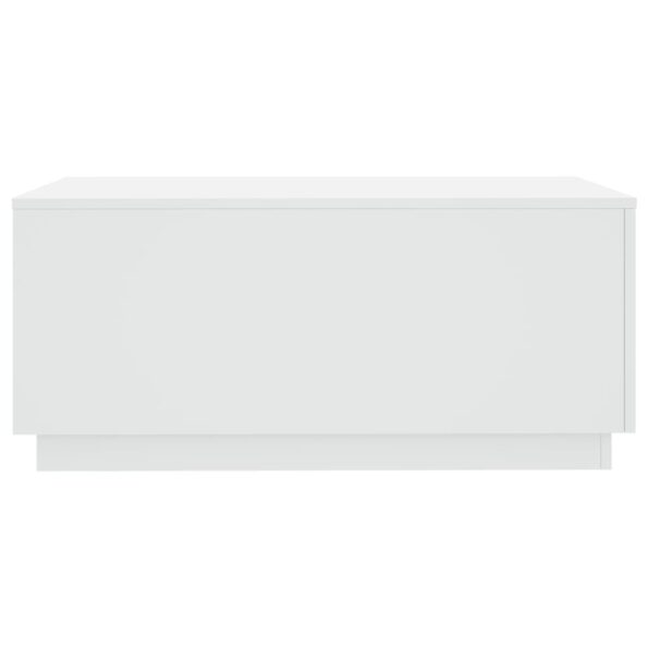 Konferenčný stolík vidaXL s LED svetlami biely 90x50x40 cm – Obrázok 7