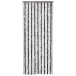 vidaXL Záves proti hmyzu, sivo biely 100x200 cm, ženilka – Obrázok 3